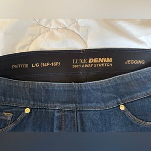 Peter Nygard Denim Jeans with Gold Accents